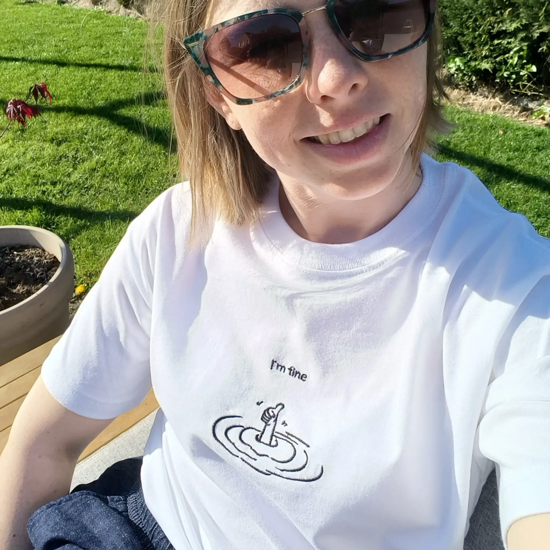 T-SHIRT "I'm fine"